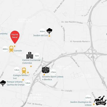 Appartement Wfh Urban Retreat @ Carnide Lissabon